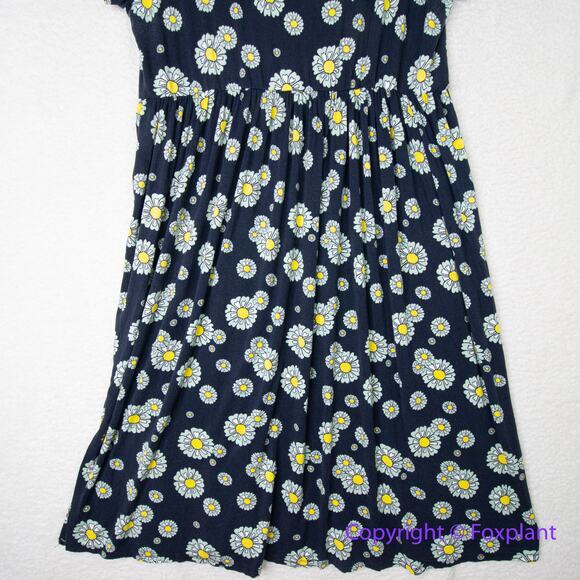 Modcloth daisy faux wrap short sleeve dress with side slit size 4X‎ - Picture 9 of 13
